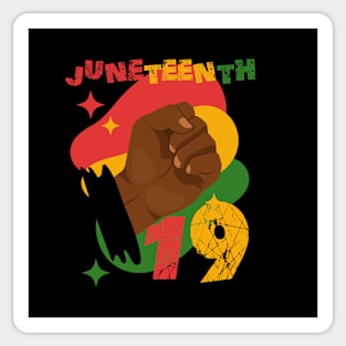 Juneteenth 19th Black African American Proud 1865 Freedom Sticker